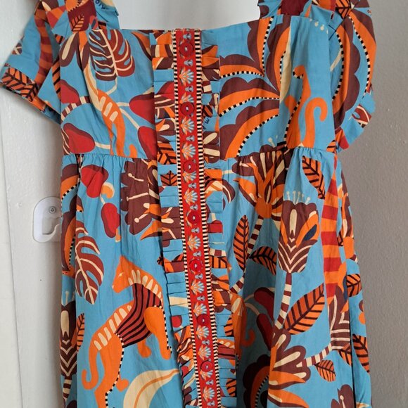 Farm Rio XS printed dress NWT - Picture 7 of 8